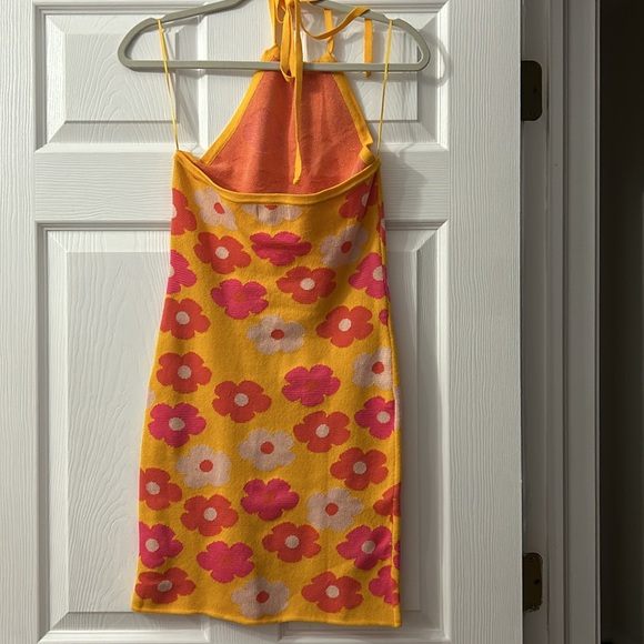 Altar’d State mini knit flower pattern dress - Picture 4 of 6
